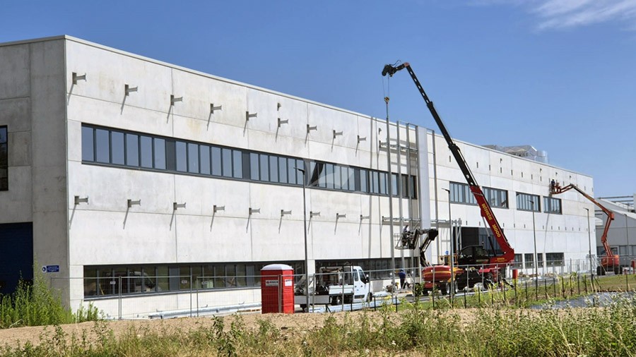 Edificio prima della facciata tessile