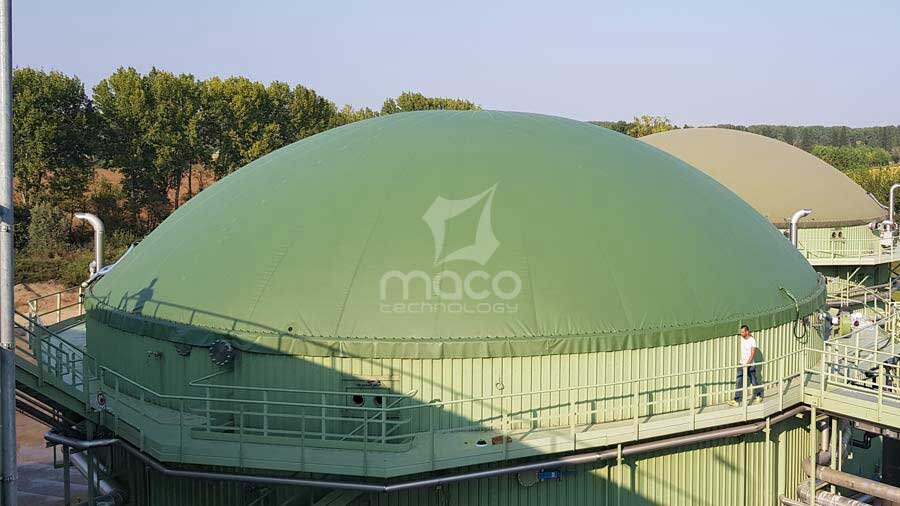 Sostituzione membrane per digestore biogas