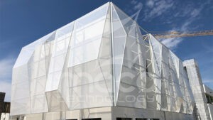 Patterned Etfe ETFE single layer panel facade - Special tensile structures and marquees
